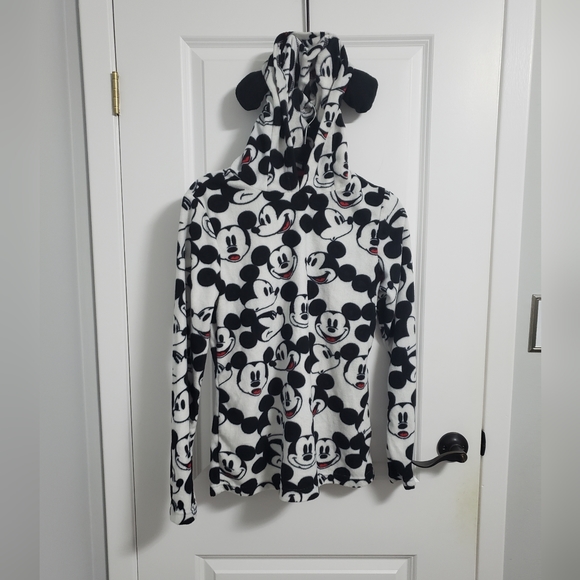 DISNEY Mickey Mouse Fleece Footed Pyjamas Set - Picture 6 of 13